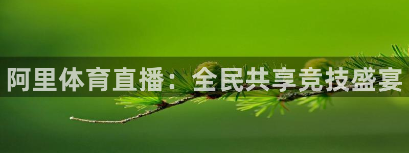 阿里体育直播：全民共享竞技盛宴
