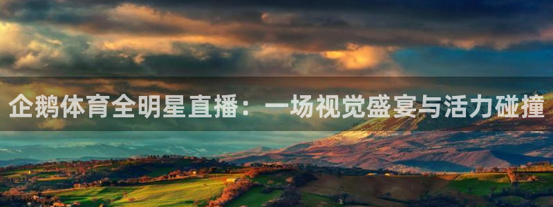 企鹅体育全明星直播：一场视觉盛宴与活力碰撞